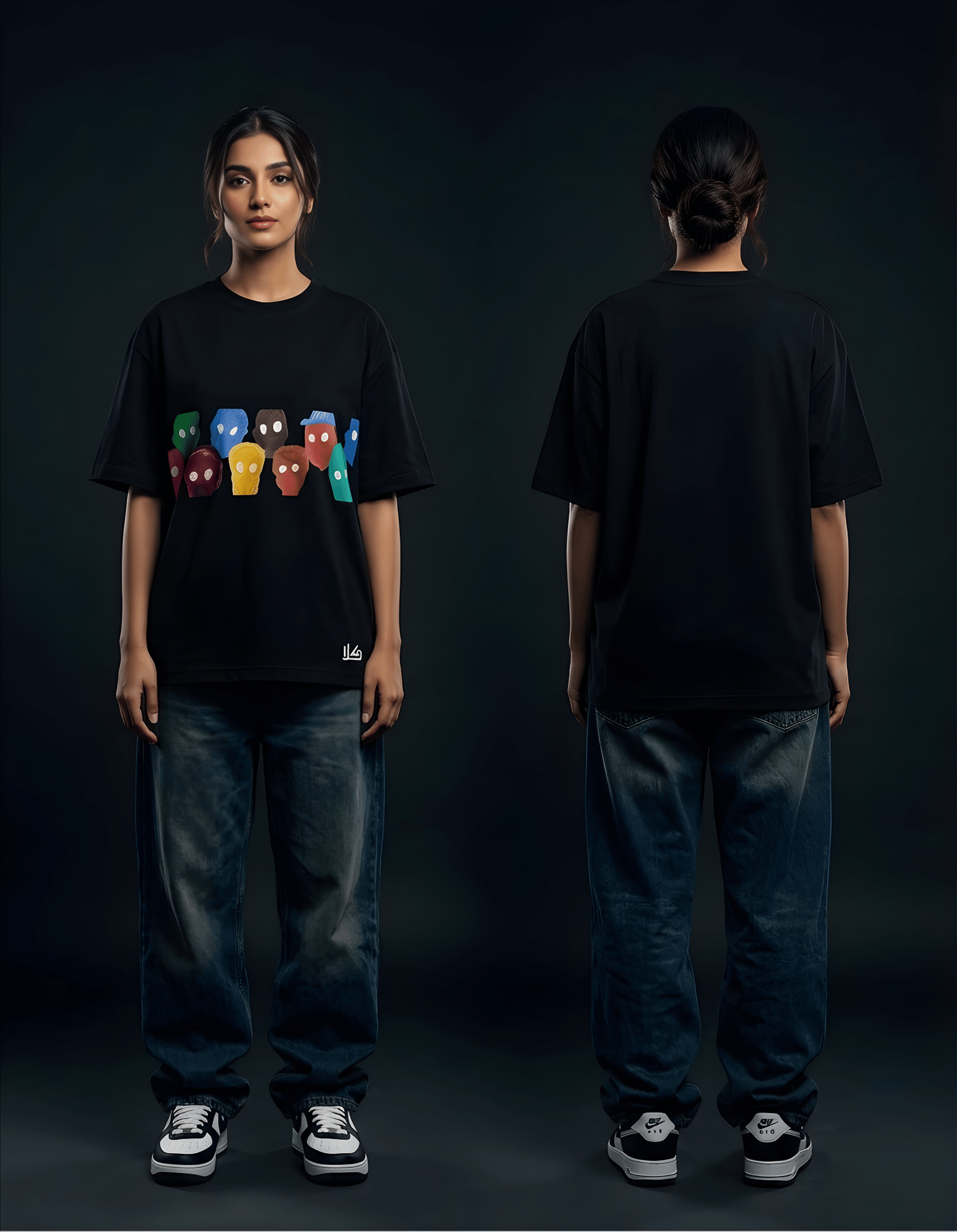 Many Faces | Oversized Tee