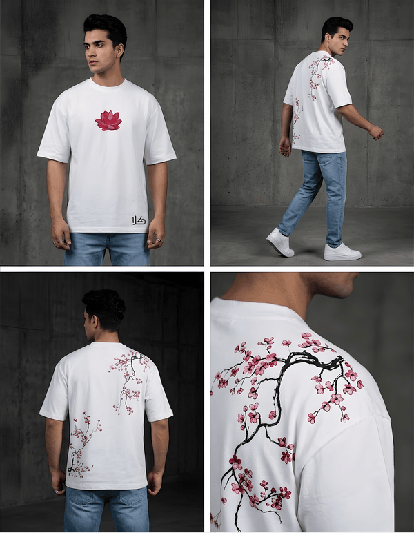 Gul-e-Lotus | Oversized Tee