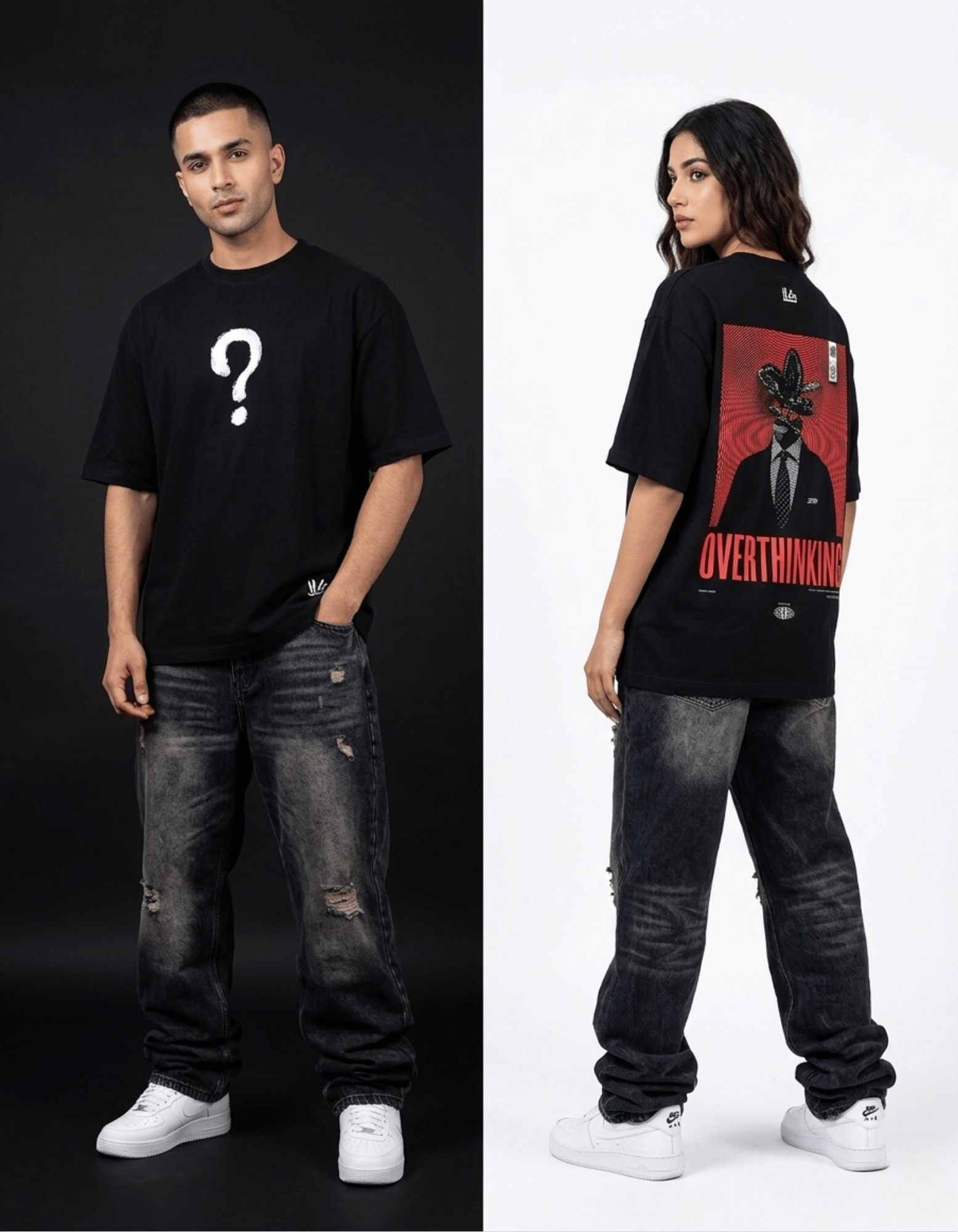 The overthinker | Oversized Tee