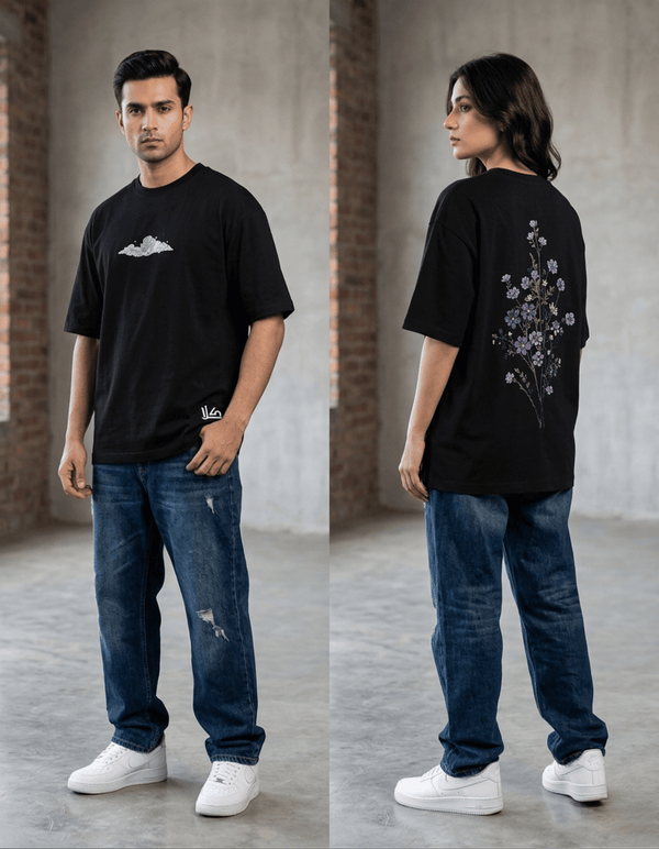 Bloom in Dark | Oversized Tee