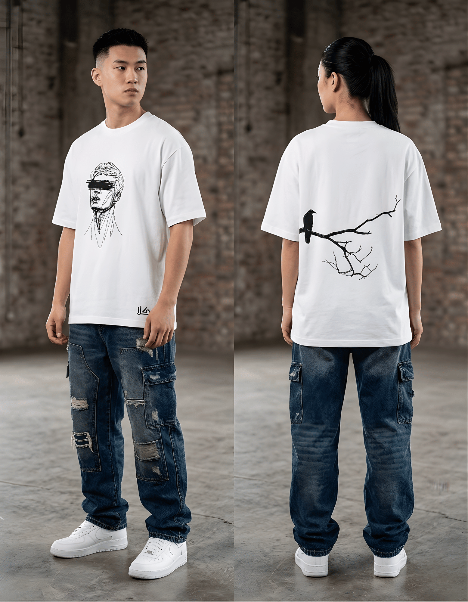 The Lone Raven | Oversized Tee
